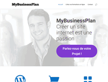 Tablet Screenshot of mybusinessplan.fr